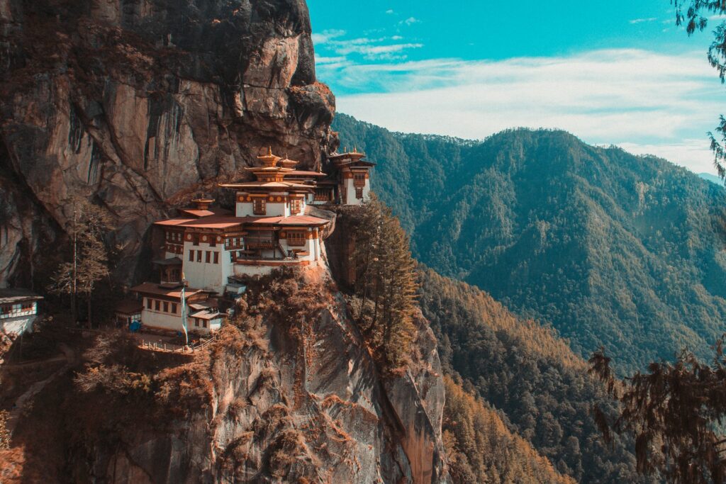 landschaft von bhutan